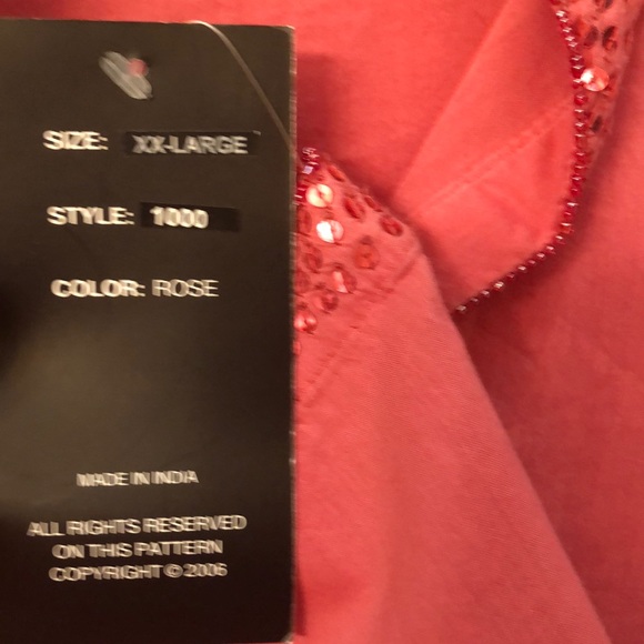 Indian Cotton Tunic  -NEW - Picture 5 of 8